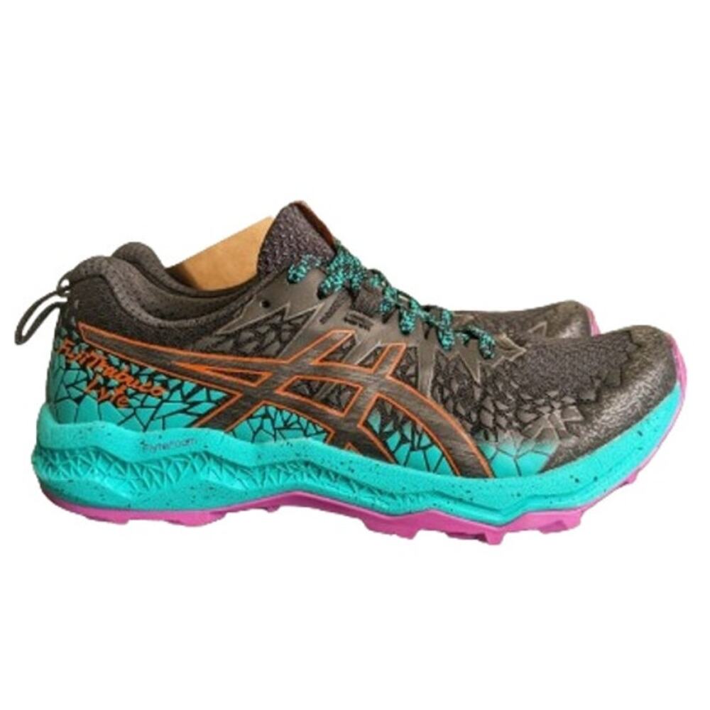 ASICS Women's Fujitrabuco Lyte-Black/Baltic Jewel-7.5 Medium-NNTNB-S189